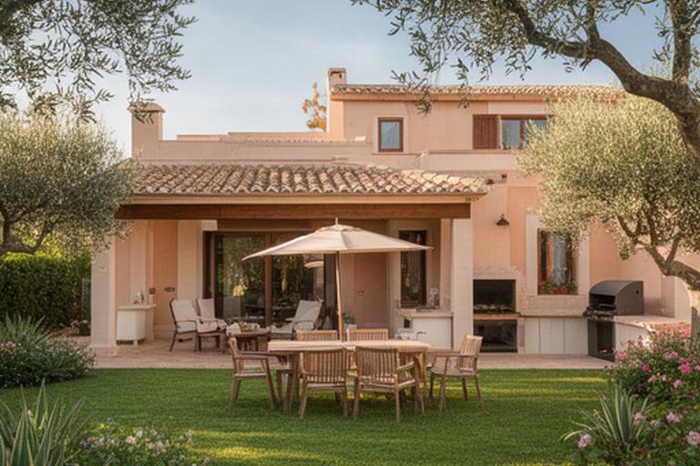 Casa Les Deveses en Vinaròs con jardín privado, zona de barbacoa y espacio exterior para varias familias